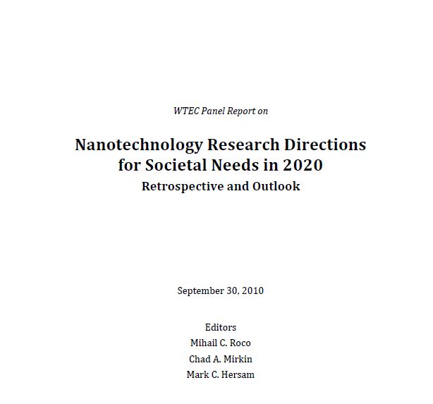 image: Nanotechnology Research Directions for Societal Needs in 2020